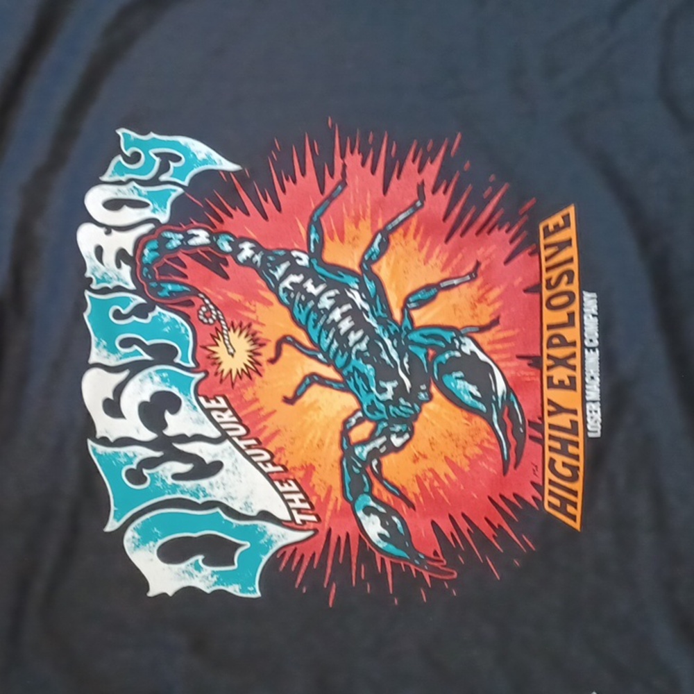 Loser Machine Co. Men's Stinger Black Graphic T-Shirt Size M NWT